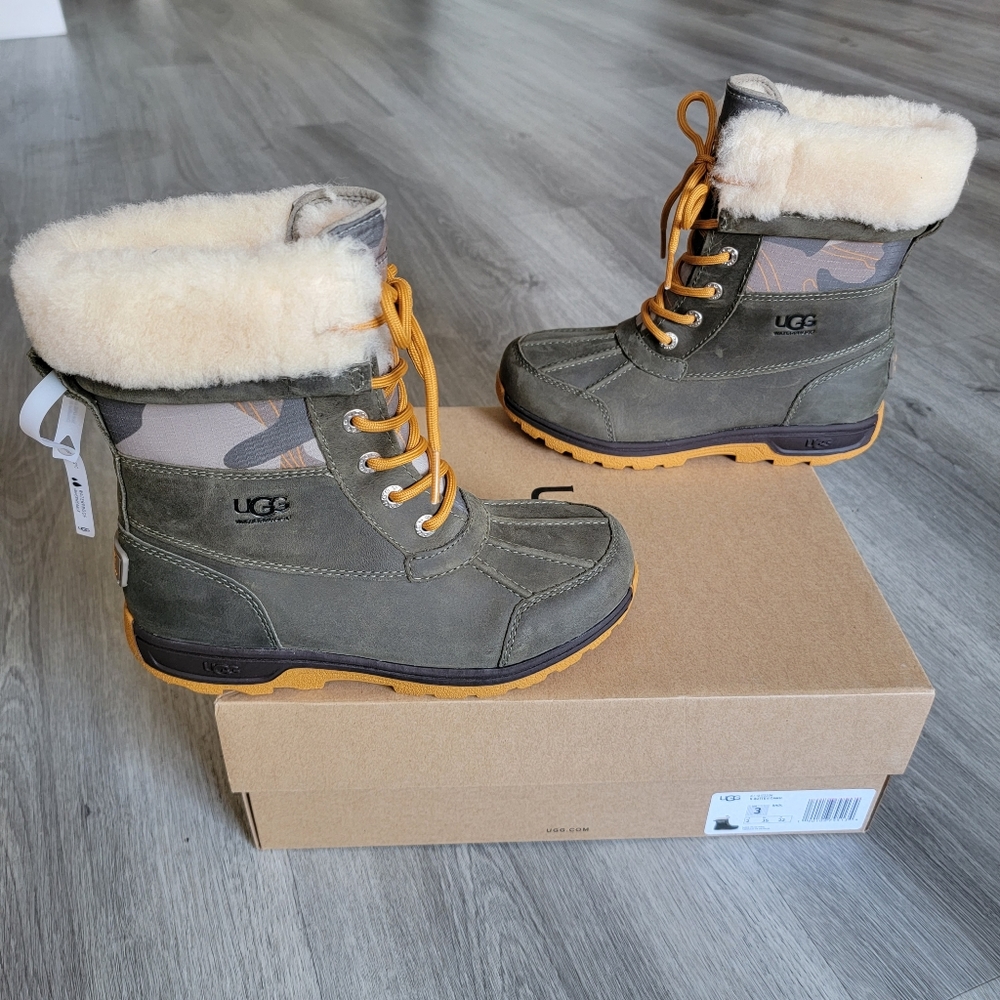 UGG Butte II Camo Snow Leather Boot
